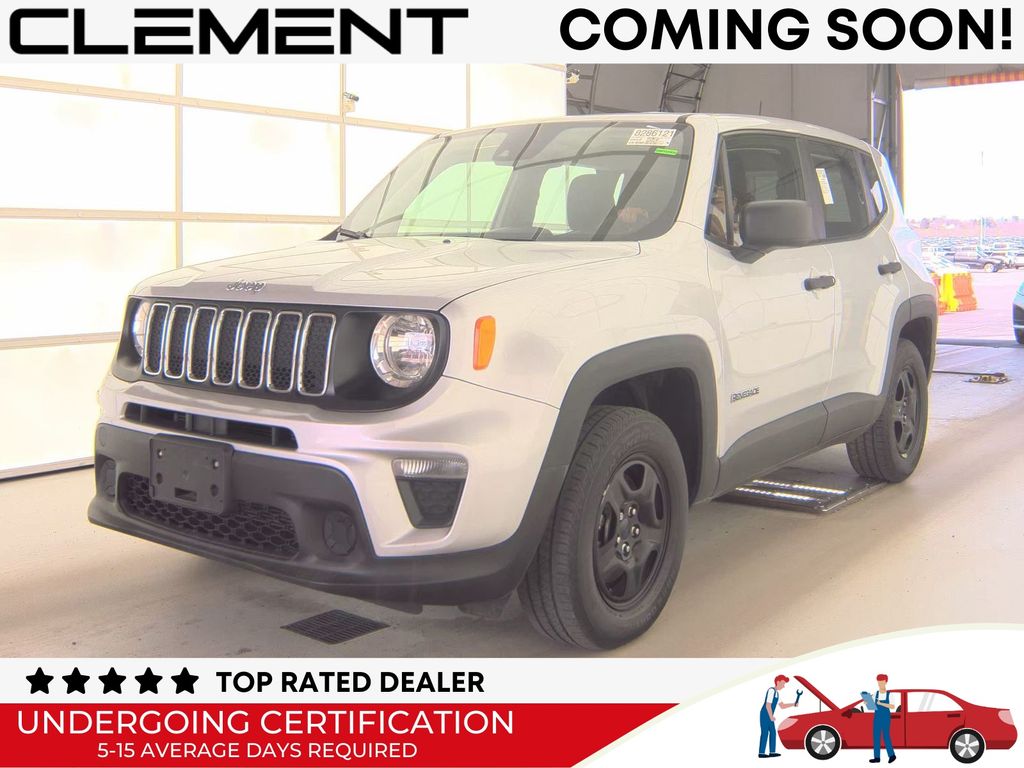 Glacier Metallic Clearcoat 2021 Jeep Renegade SUV / Crossover Four-Wheel Drive 9-Speed Automatic