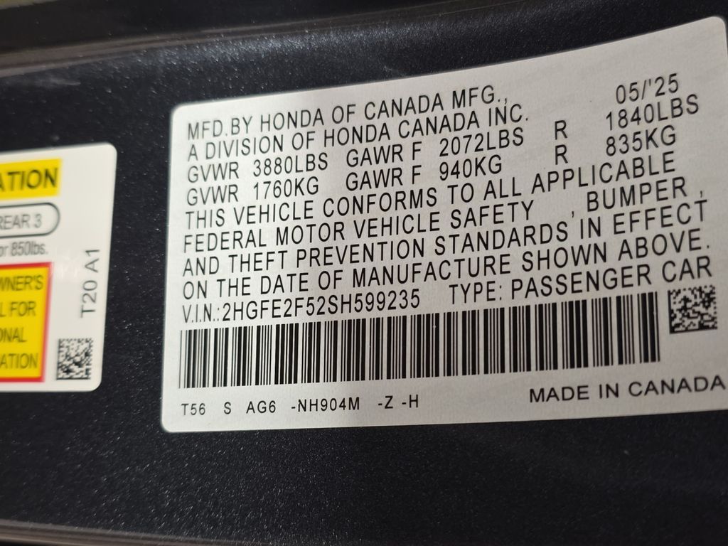 Certified Used 2025  Honda Sport image 10
