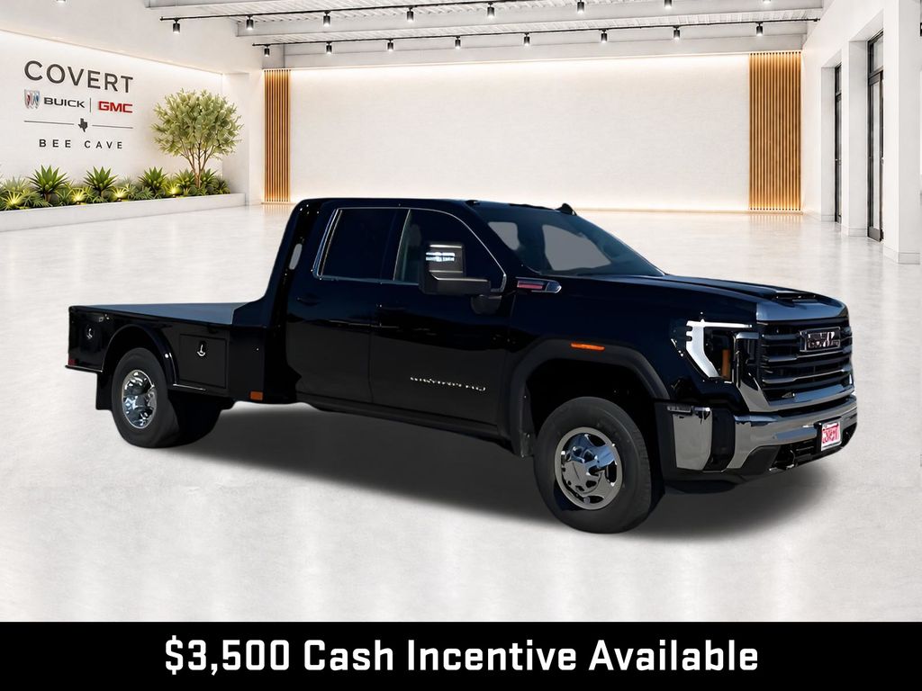 Onyx Black 2026 GMC Sierra 3500HD Pickup Truck Four-Wheel Drive Automatic
