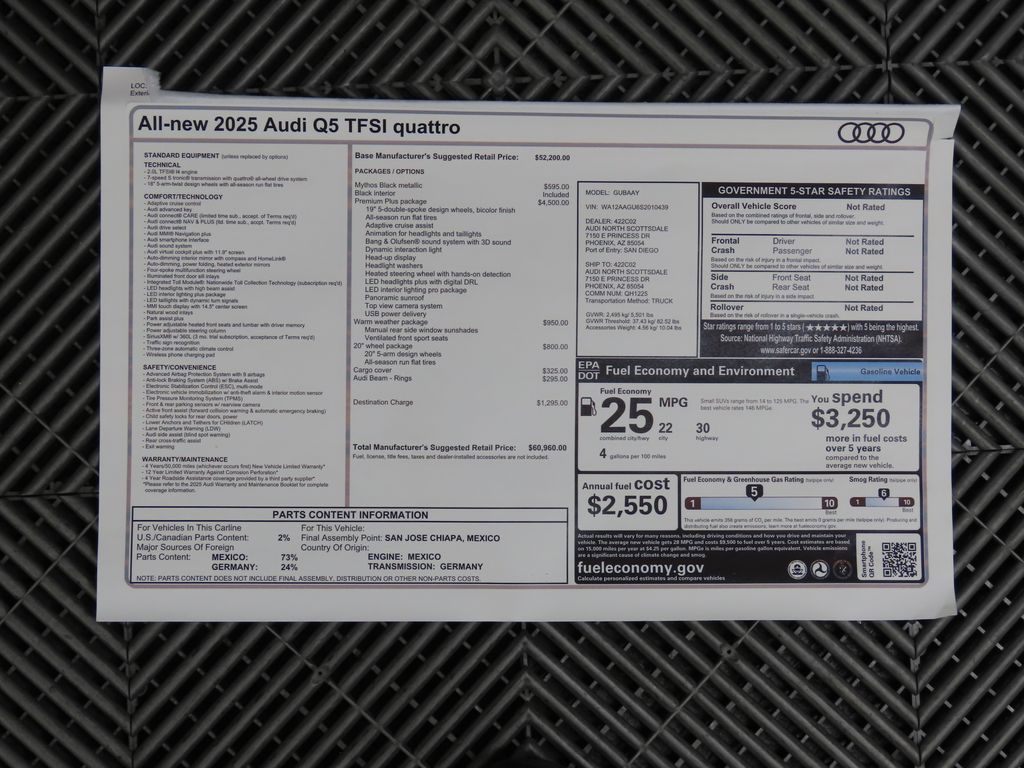 2025 Audi Q5 Premium 9