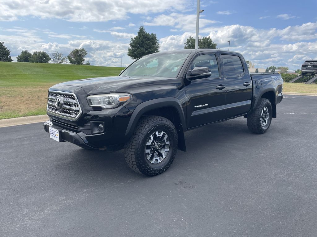 Black 2016 Toyota Tacoma Pickup Truck Four-Wheel Drive