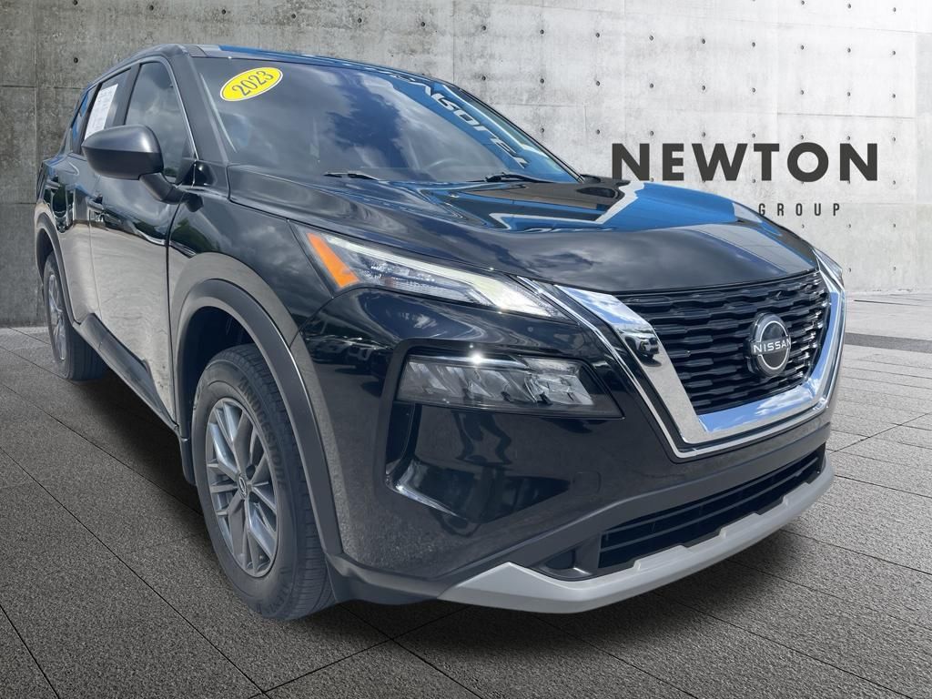 Super Black 2023 Nissan Rogue SUV / Crossover Front-Wheel Drive Continuously Variable Transmission