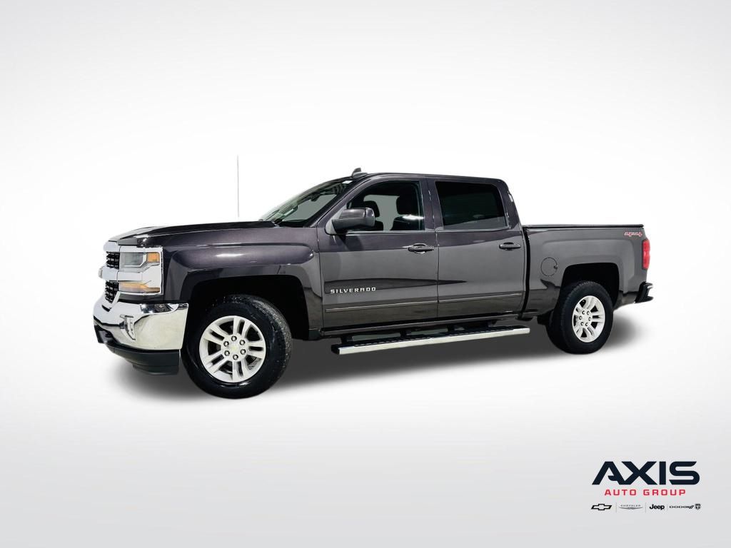 Slate Gray Metallic 2016 Chevrolet Silverado 1500 Pickup Truck Four-Wheel Drive 6-Speed Automatic Overdrive