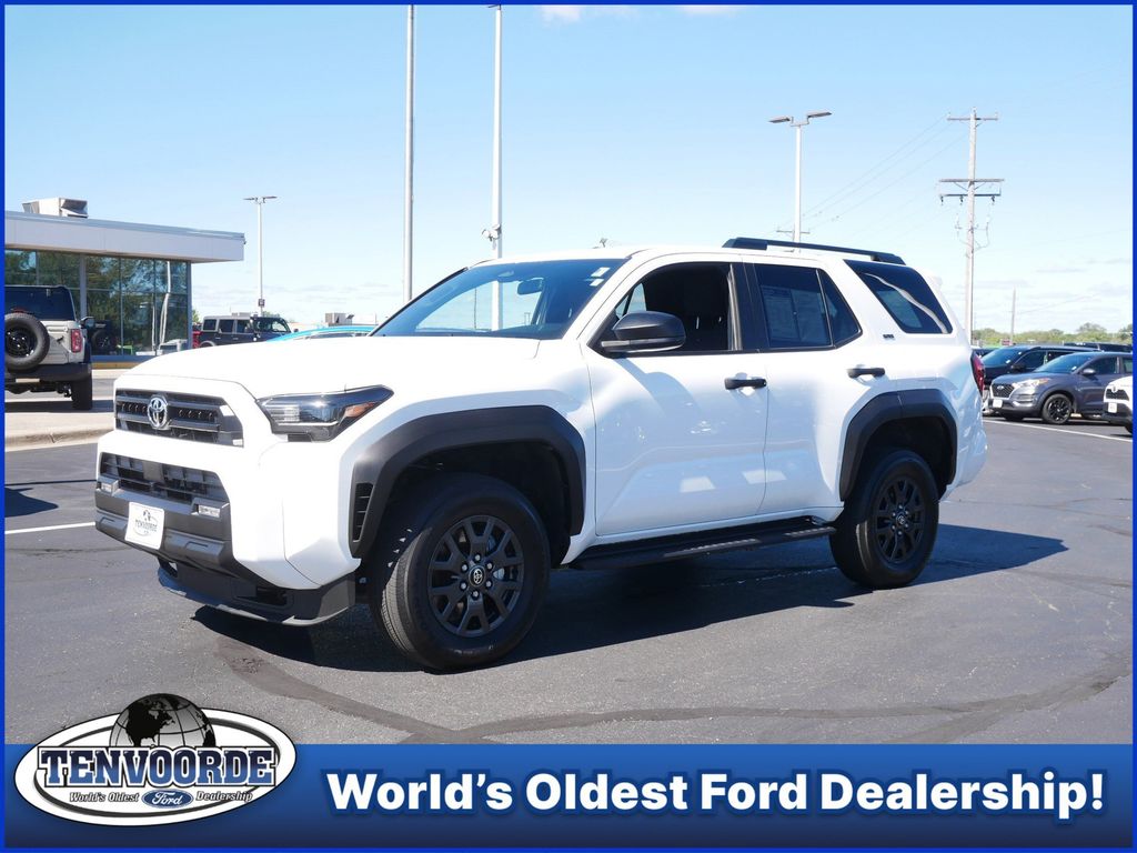 White 2025 Toyota 4Runner SUV / Crossover Four-Wheel Drive 8-Speed Automatic