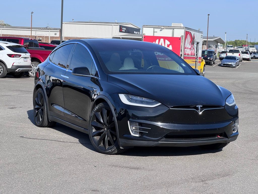 Black 2018 Tesla Model X 75D AWD SUV / Crossover All-Wheel Drive 1-Speed Automatic