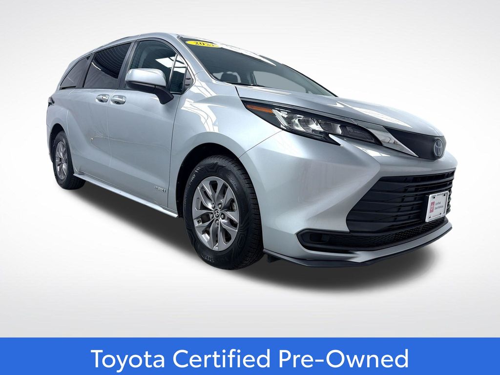 Celestial Silver Metallic 2021 Toyota Sienna Minivan All-Wheel Drive Continuously Variable Transmission