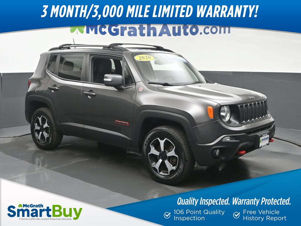 Gray (Granite Crystal Metallic Clearcoat) 2020 Jeep Renegade SUV / Crossover Four-Wheel Drive 9-Speed Automatic