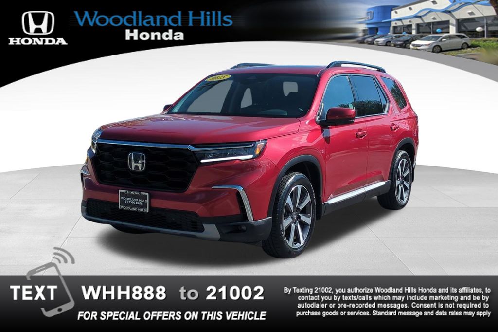 Red 2025 Honda Pilot Touring FWD SUV / Crossover Front-Wheel Drive Automatic