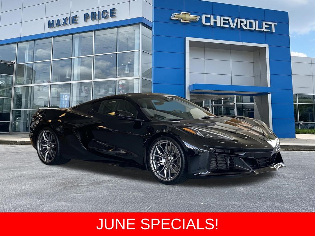 Black 2025 Chevrolet Corvette Z06 1LZ Coupe RWD Coupe Rear-Wheel Drive 8-Speed Dual Clutch