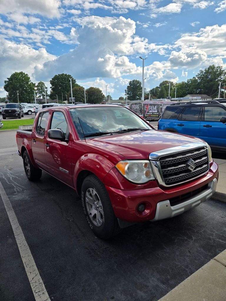 Red 2012 Suzuki Equator Pickup Truck 4X2 5-Speed Automatic