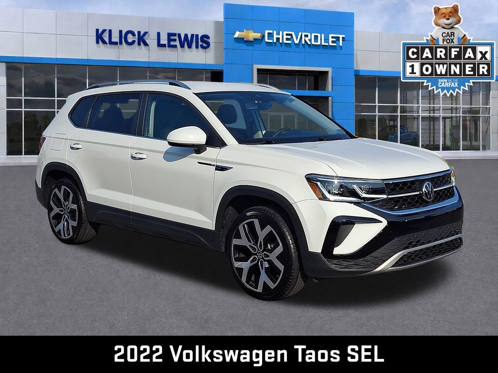 2022 Volkswagen Taos 1.5T SEL White at Auto Express Mitsubishi