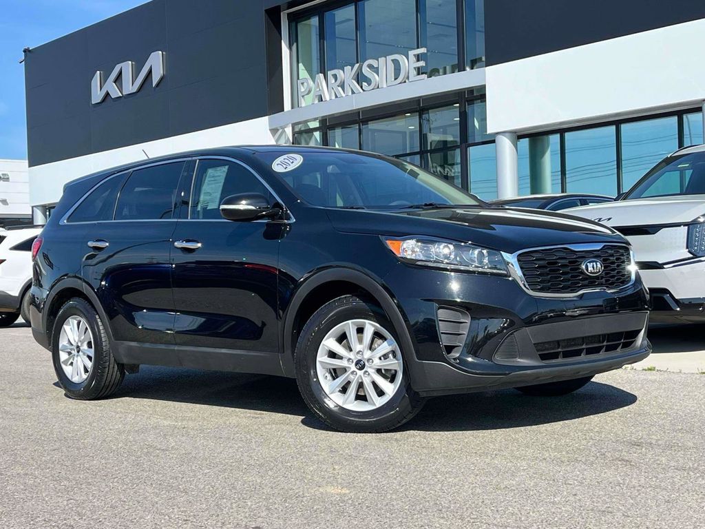 Ebony Black 2020 Kia Sorento LX FWD SUV / Crossover Front-Wheel Drive 6-Speed Automatic
