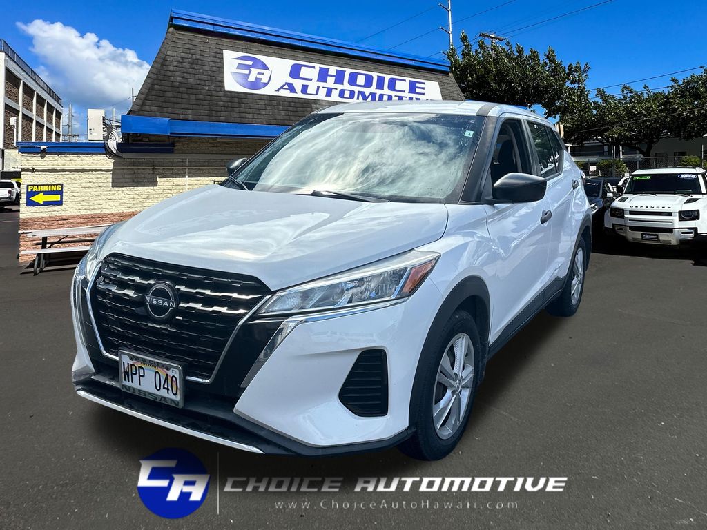White (Fresh Powder) 2022 Nissan Kicks SUV / Crossover Front-Wheel Drive Continuously Variable Transmission
