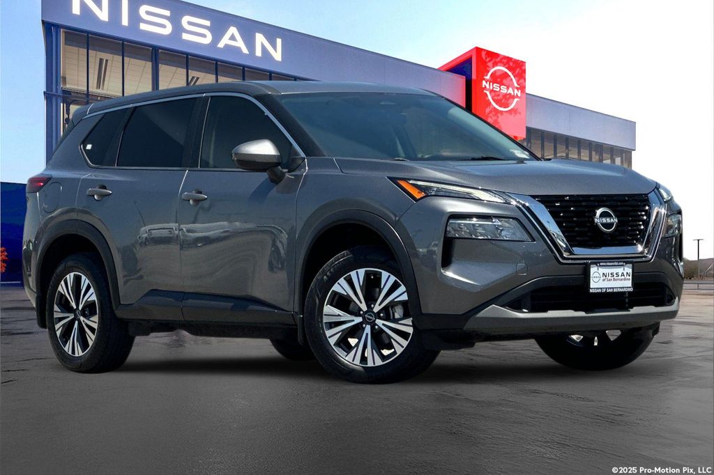 Gray (Gun Metallic) 2022 Nissan Rogue SUV / Crossover Front-Wheel Drive Continuously Variable Transmission