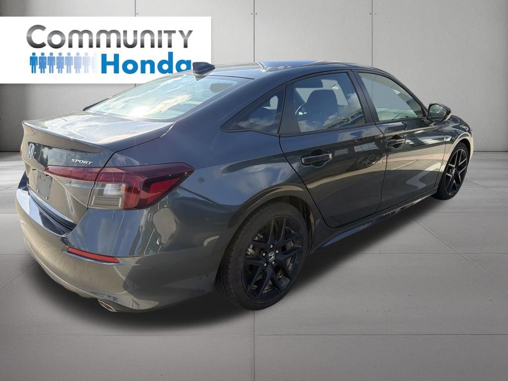 2025 Honda Civic Sport Black at Bravo Nissan