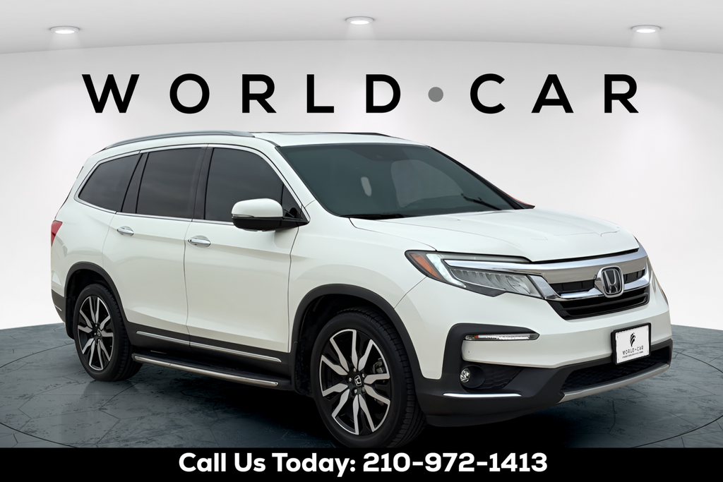 White 2019 Honda Pilot Touring FWD SUV / Crossover Front-Wheel Drive 9-Speed Automatic