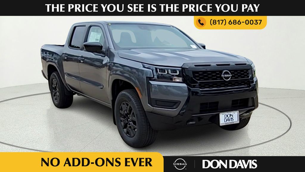 Gray (Gun Metallic) 2026 Nissan Frontier Pickup Truck Four-Wheel Drive 9-Speed Automatic Overdrive