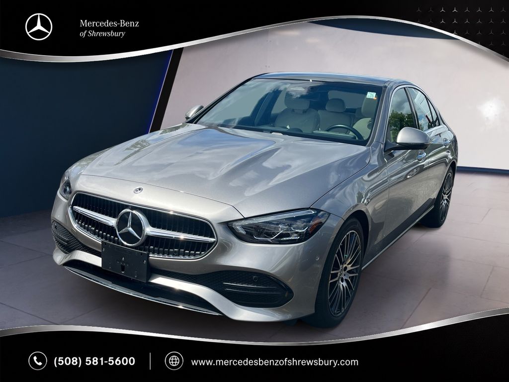 Mojave Silver Metallic 2024 Mercedes-Benz C-Class Sedan All-Wheel Drive 9-Speed Automatic