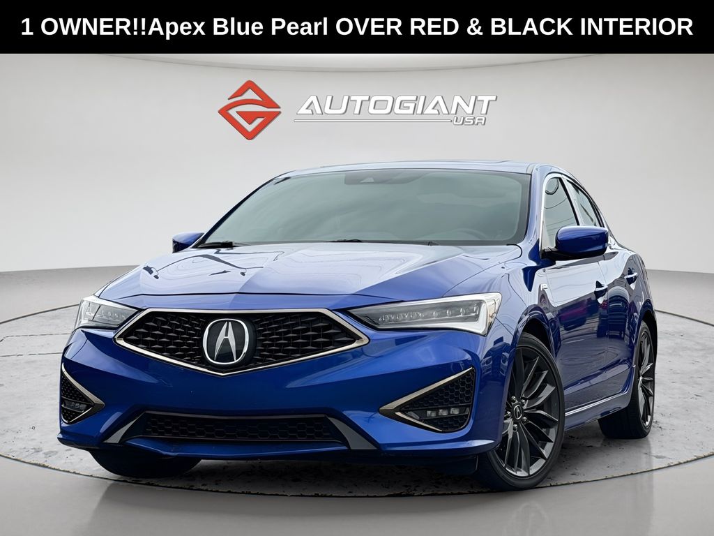 Blue 2022 Acura ILX Sedan Front-Wheel Drive 8-Speed Dual Clutch