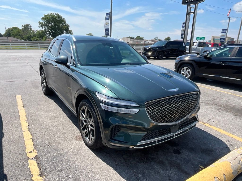Cardiff Green 2022 Genesis GV70 SUV / Crossover All-Wheel Drive 8-Speed Automatic