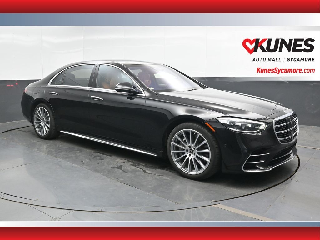 Obsidian Black Metallic 2022 Mercedes-Benz S-Class S 580 4MATIC AWD Sedan All-Wheel Drive 9-Speed Automatic