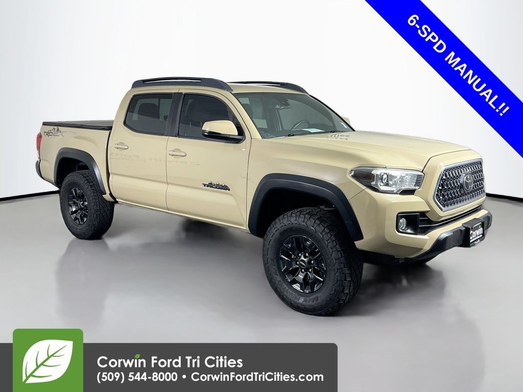 Quicksand 2019 Toyota Tacoma TRD Off Road Double Cab 4WD Pickup Truck Four-Wheel Drive 6-Speed Manual