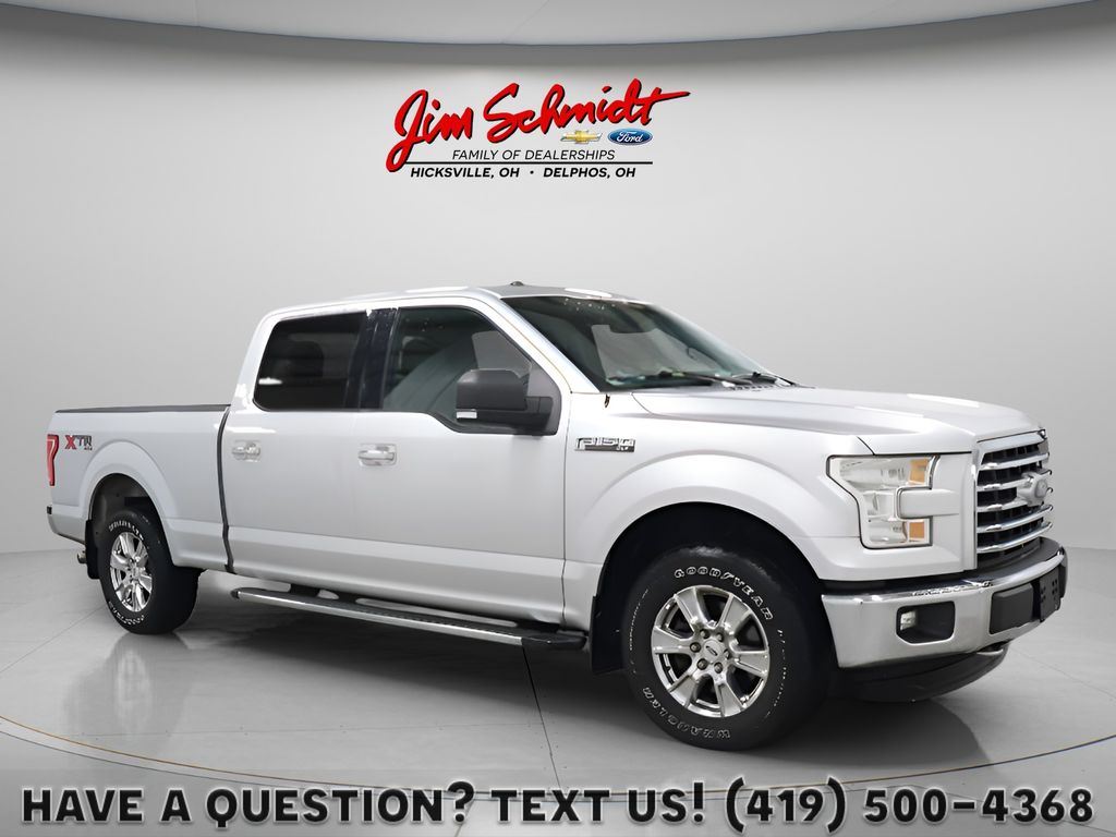 Ingot Silver Metallic 2016 Ford F-150 Pickup Truck Four-Wheel Drive 6-Speed Automatic