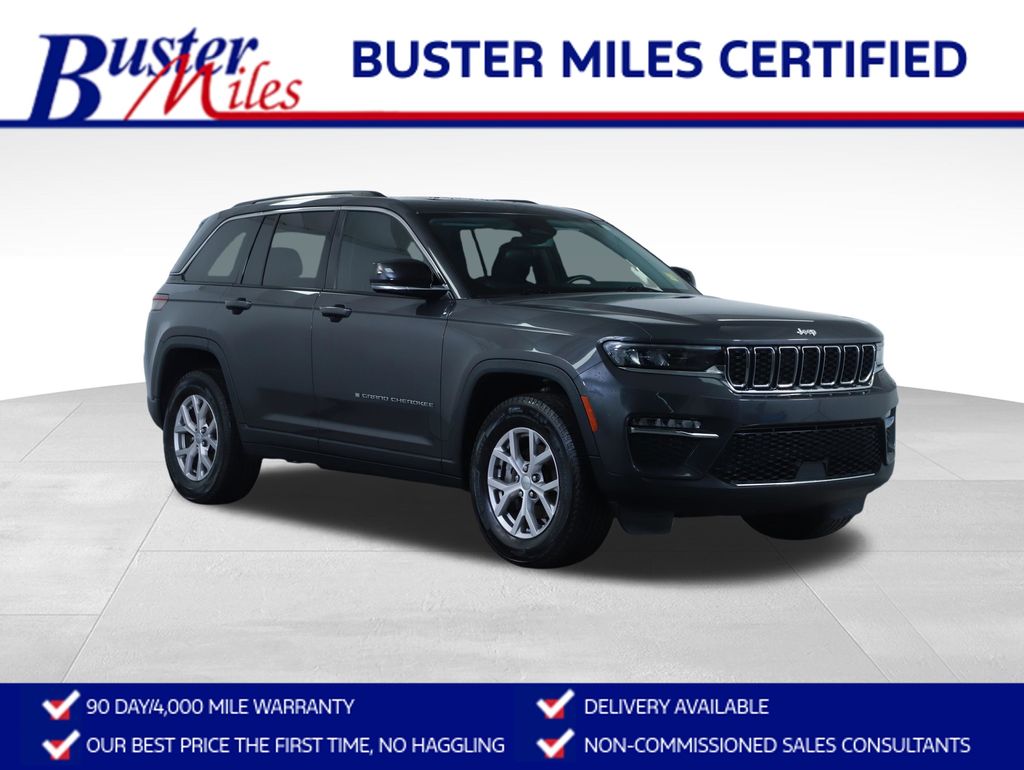 Baltic Gray Metallic Clearcoat 2022 Jeep Grand Cherokee Limited RWD SUV / Crossover 4X2 8-Speed Automatic