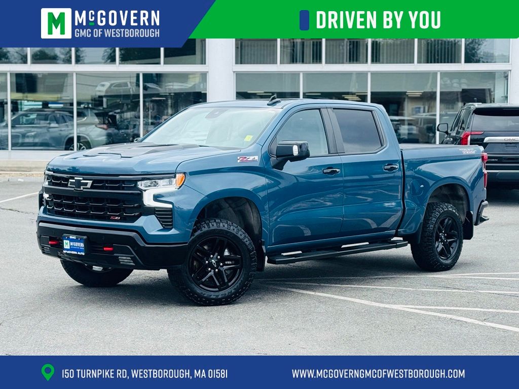 Lakeshore Blue Metallic 2024 Chevrolet Silverado 1500 Pickup Truck Four-Wheel Drive Automatic