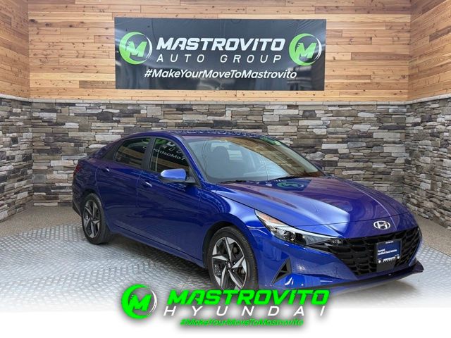 Intense Blue 2023 Hyundai Elantra Sedan Front-Wheel Drive Continuously Variable Transmission
