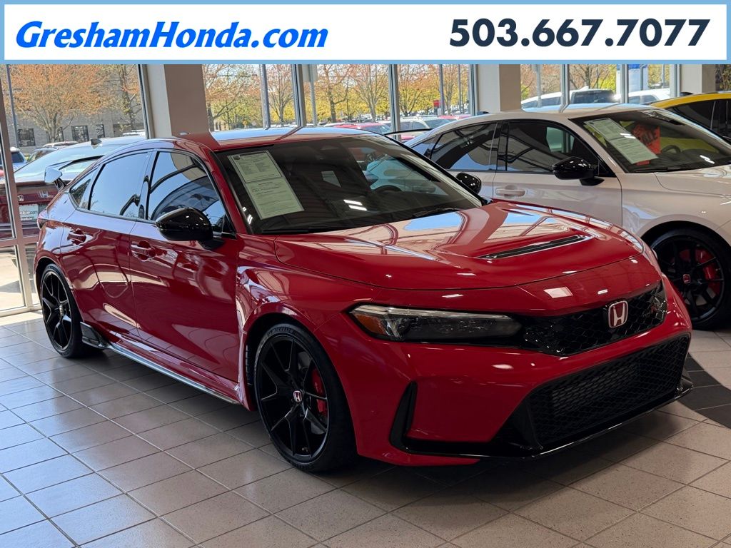 Rallye Red 2024 Honda Civic Type R FWD Hatchback Front-Wheel Drive 6-Speed Manual
