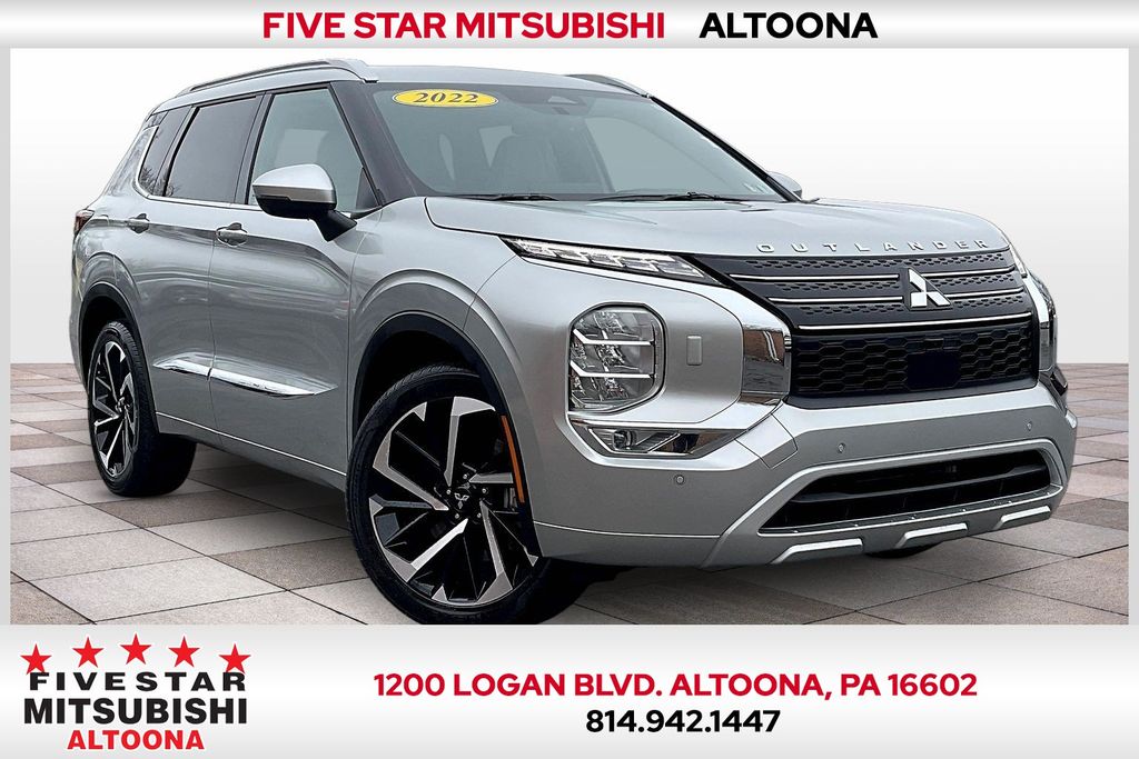 Alloy Silver Metallic 2022 Mitsubishi Outlander SEL S-AWC SUV / Crossover All-Wheel Drive Continuously Variable Transmission
