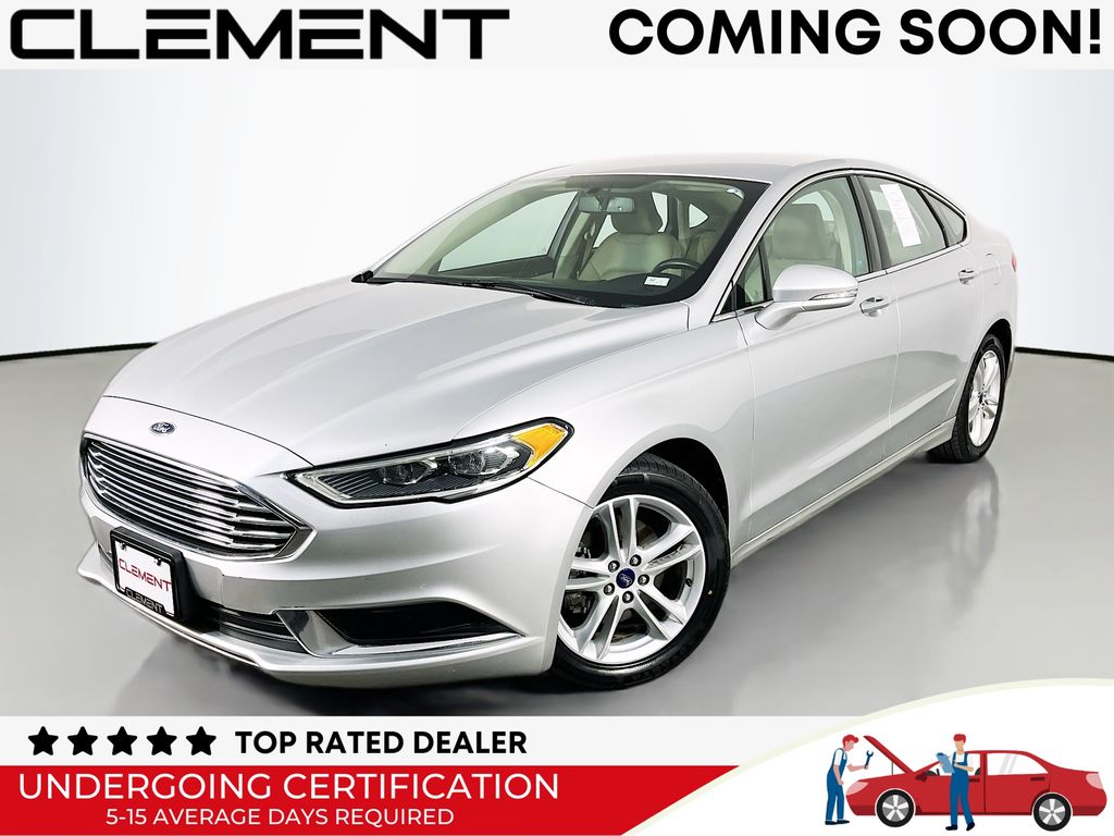 Ingot Silver 2018 Ford Fusion Sedan Front-Wheel Drive 6-Speed Automatic