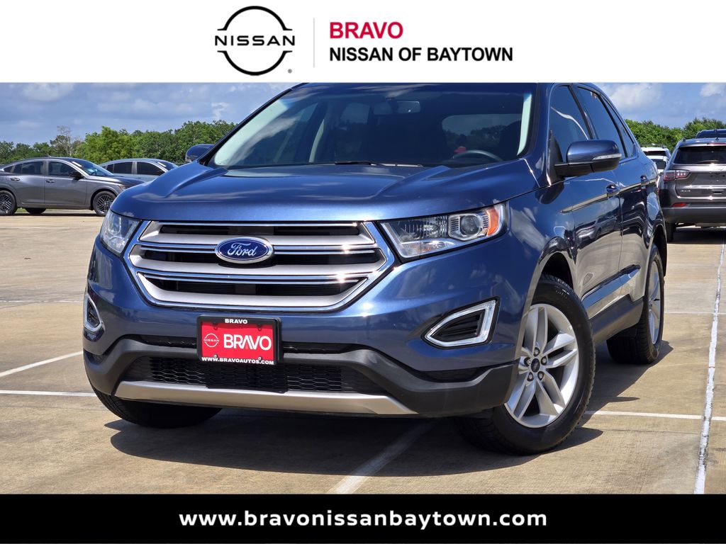 2018 Ford Edge SEL Blue at Bravo Nissan