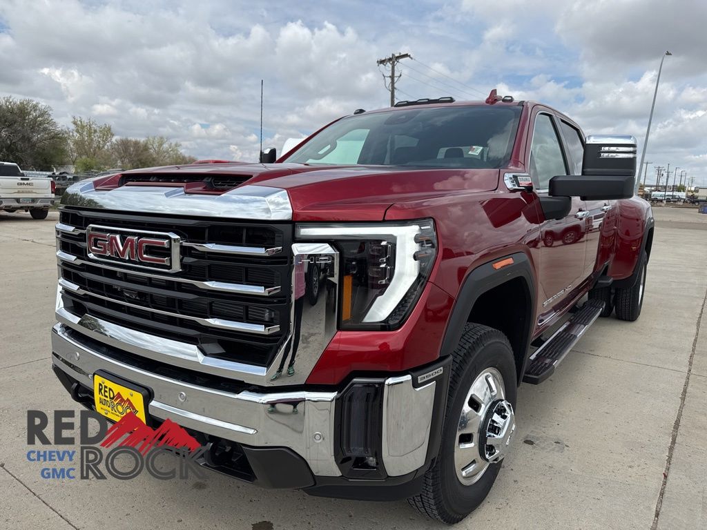 Volcanic Red Tintcoat 2026 GMC Sierra 3500HD Pickup Truck Four-Wheel Drive Automatic