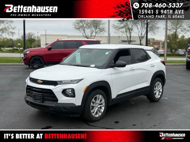 Summit White 2023 Chevrolet Trailblazer LS FWD SUV / Crossover Front-Wheel Drive Continuously Variable Transmission