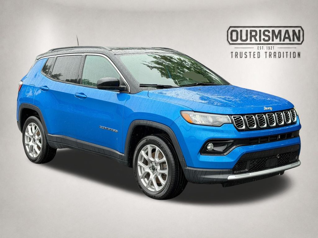 Blue Pearl 2025 Jeep Compass SUV / Crossover Four-Wheel Drive 8-Speed Automatic