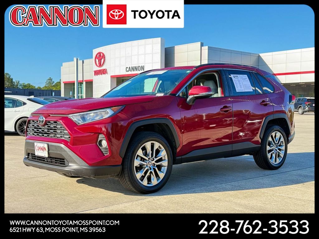 Ruby Red 2021 Toyota RAV4 XLE Premium FWD SUV / Crossover Front-Wheel Drive 8-Speed Automatic