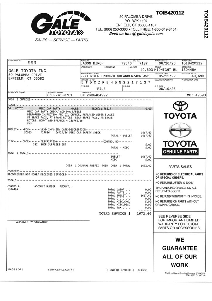 Used 2022 Toyota Highlander SUV