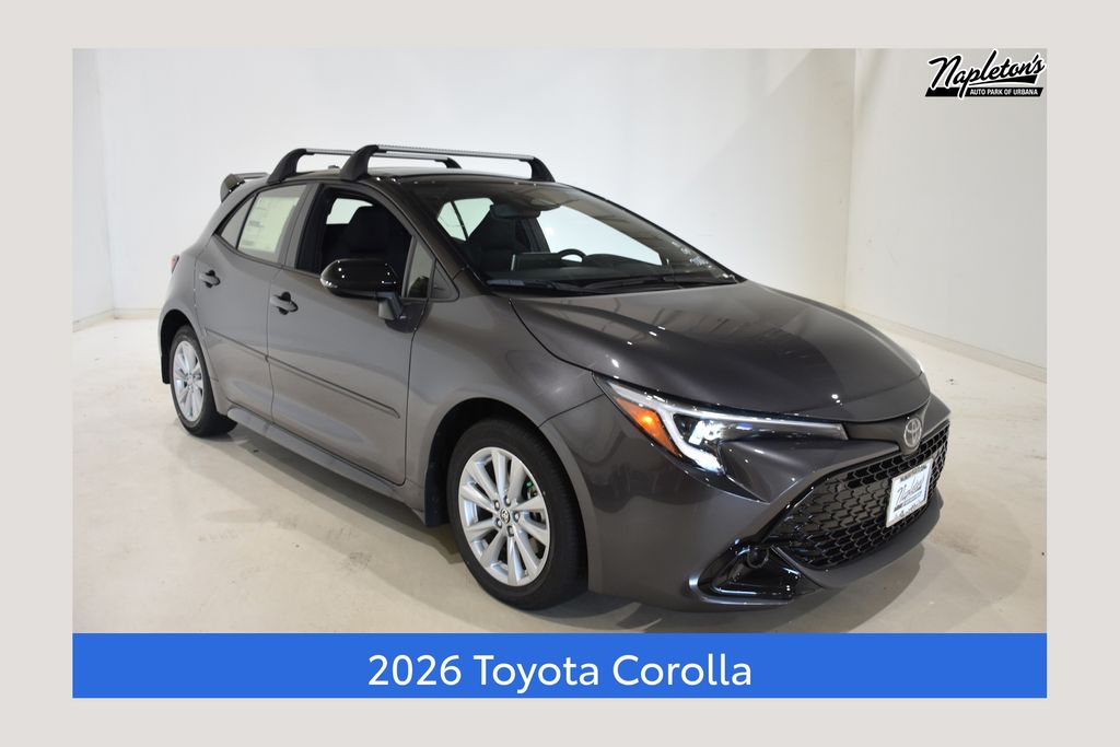 Magnetic Gray 2026 Toyota Corolla Hatchback Hatchback Front-Wheel Drive Continuously Variable Transmission