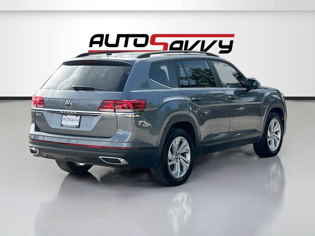 2021 Volkswagen Atlas 3.6L V6 SE w/Technology Gray at Bravo Nissan