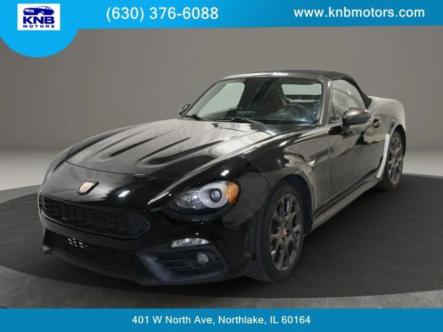 Nero Cinema Jet Black 2017 FIAT 124 Spider Elaborazione Abarth RWD Convertible Rear-Wheel Drive 6-Speed Automatic