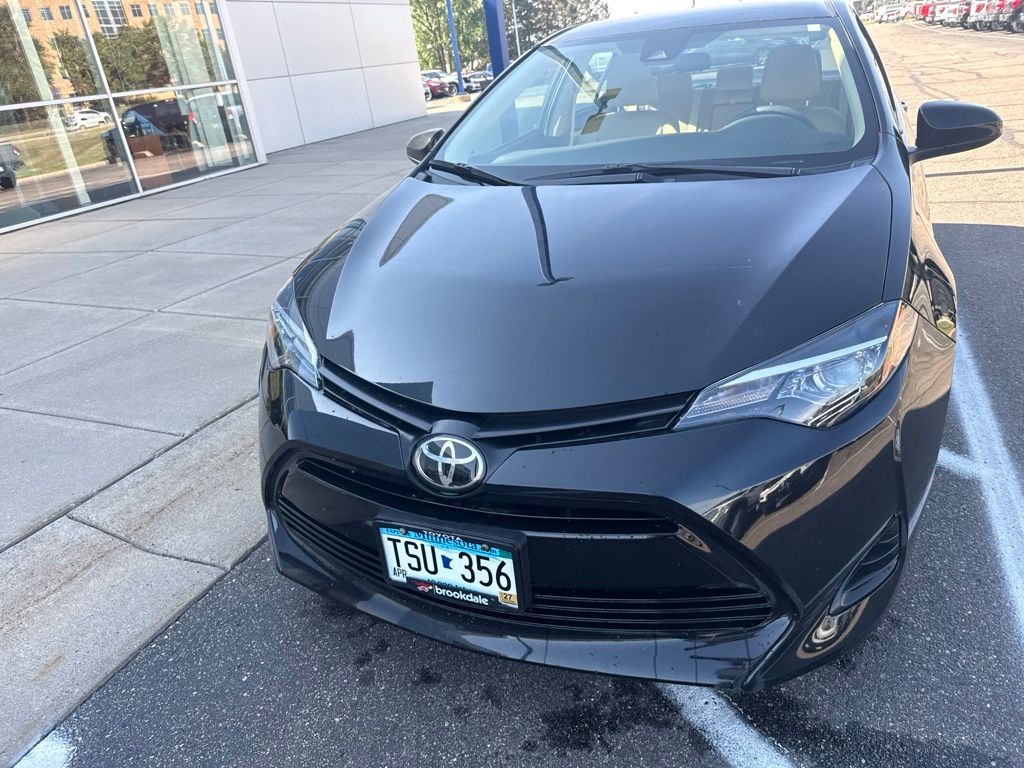 2019 Black Sand Pearl Toyota Corolla LE w/Toyota Safety Sense FWD Sedan