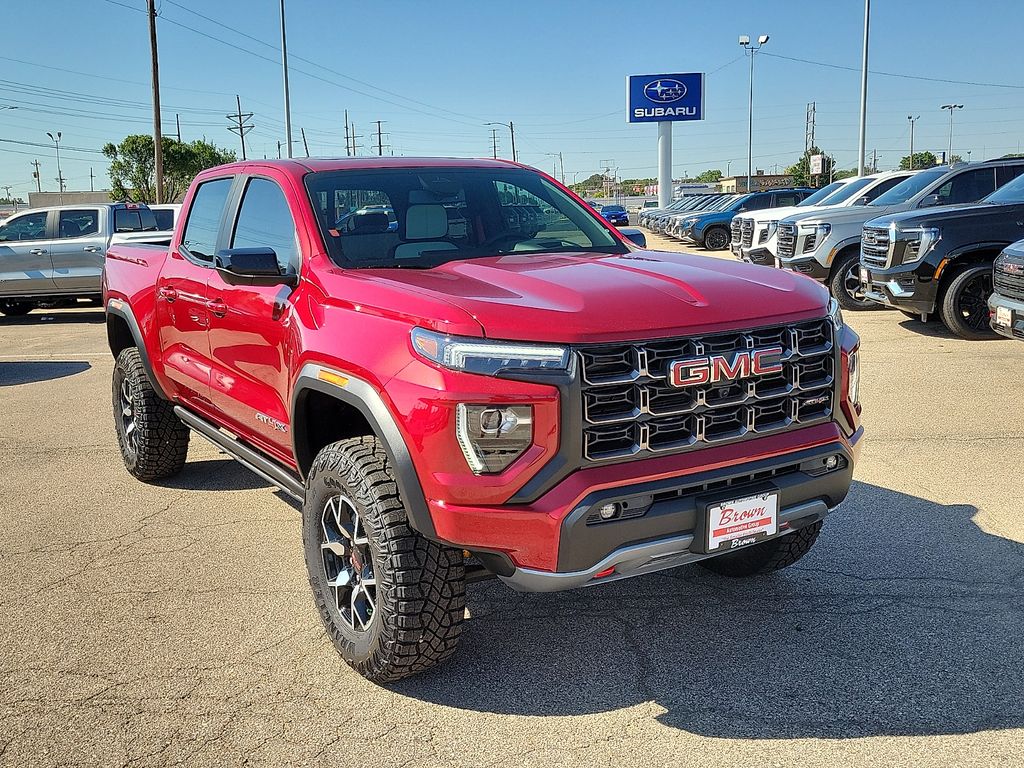 2026 GMC Canyon AT4X Red at Brown Buick GMC
