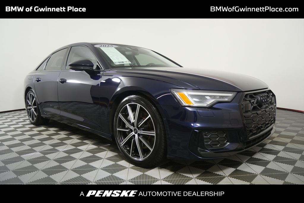 Blue Metallic 2025 Audi A6 Sedan All-Wheel Drive 7-Speed Automatic