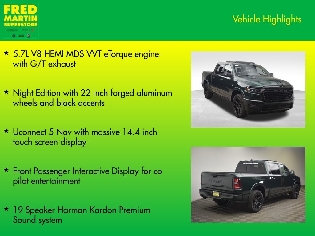 new 2026 Ram 1500 car, priced at $67,819