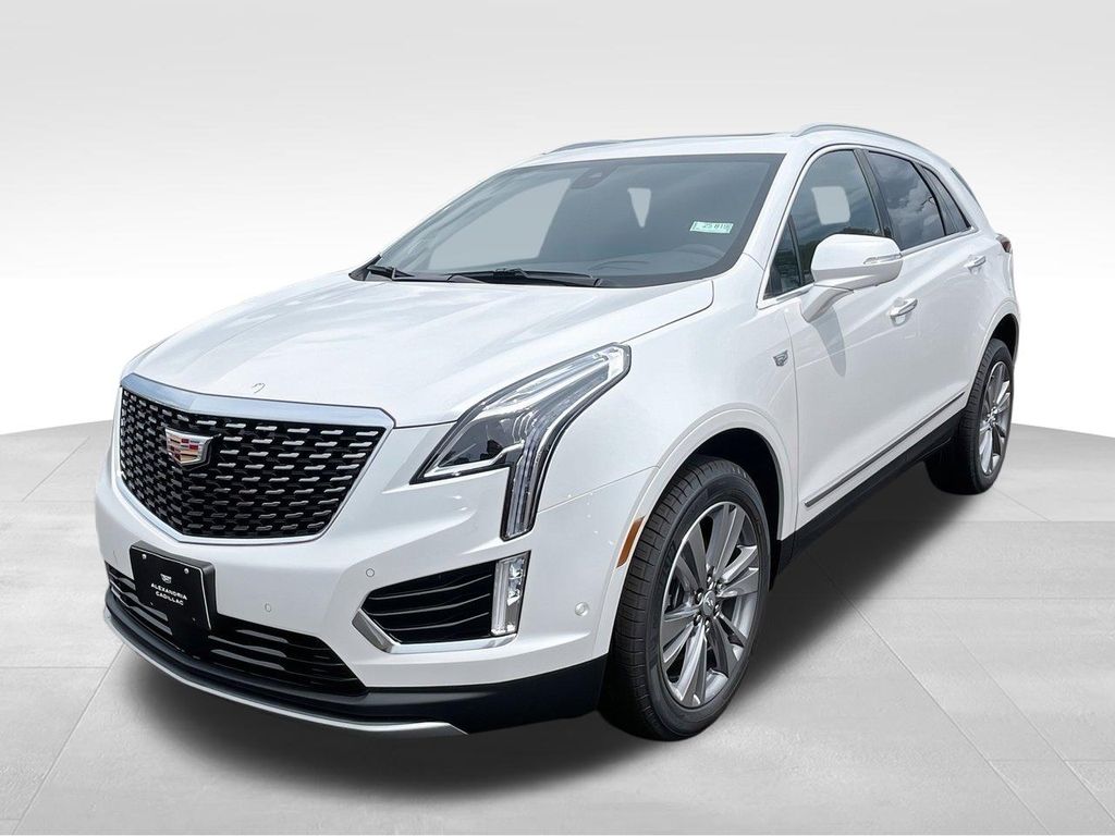 Crystal White Tricoat 2025 Cadillac XT5 Premium Luxury AWD SUV / Crossover Four-Wheel Drive 9-Speed Automatic