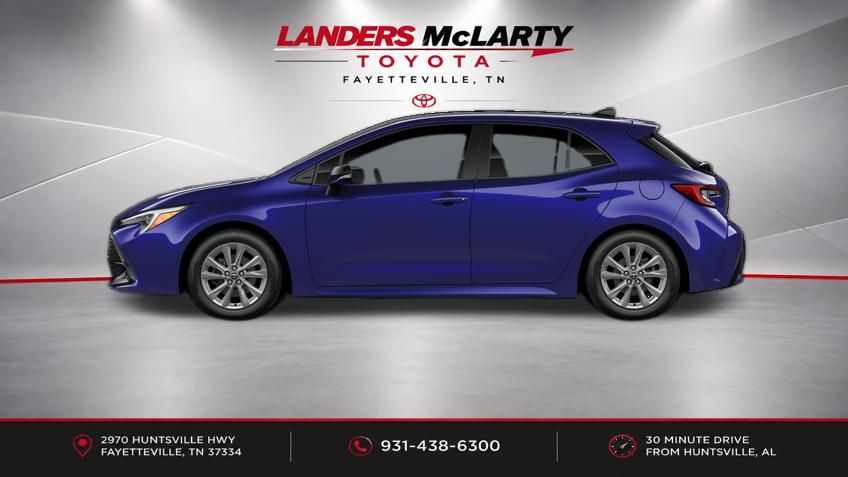 Blue 2026 Toyota Corolla Hatchback Hatchback Front-Wheel Drive Continuously Variable Transmission