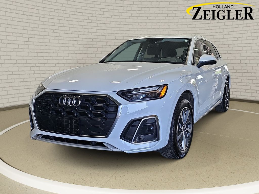 Glacier White 2023 Audi Q5 SUV / Crossover All-Wheel Drive 7-Speed Automatic