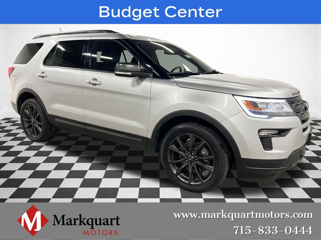 Ingot Silver 2018 Ford Explorer XLT AWD SUV / Crossover All-Wheel Drive 6-Speed Automatic